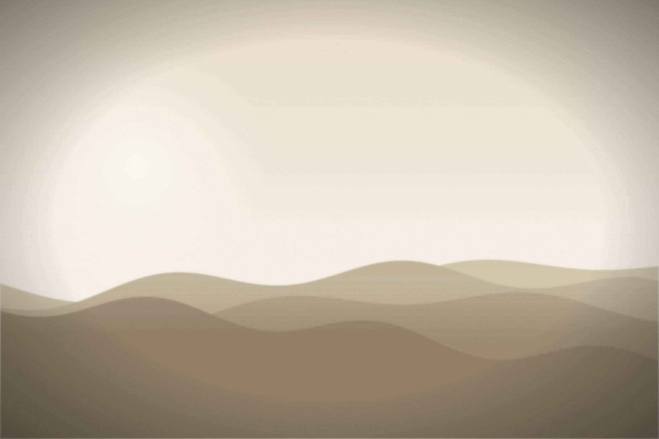 Sand-coloured dunes under a soft morning sky