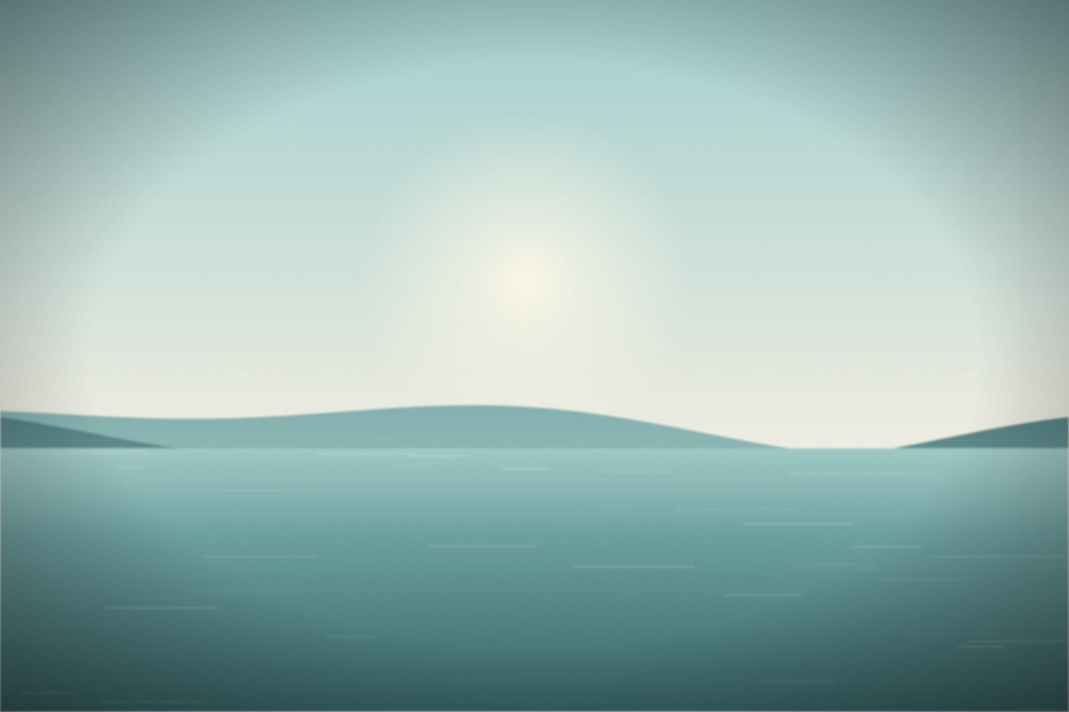 A turquoise shallow bay