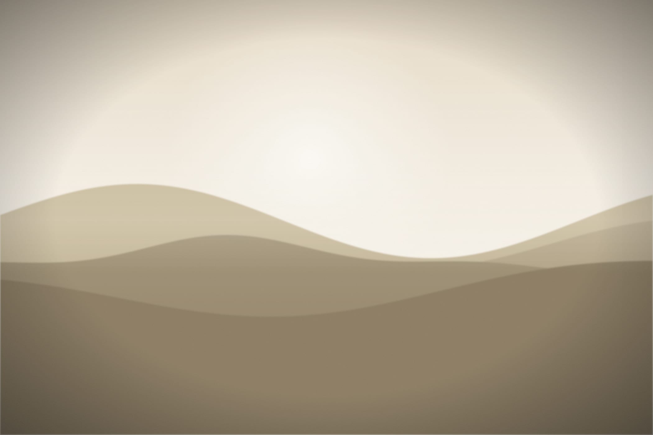 Pale sand dunes in morning light
